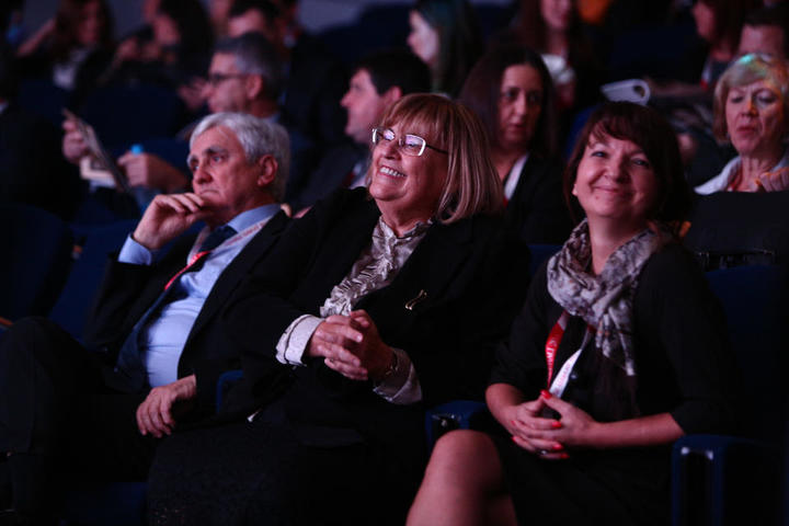 Janez Prasnikar, Metka Tekavcic, Vanja Hrovat, 19. Poslovna konferenca Portoroz, PKP, 30.11.2017 Foto: Jernej Lasič